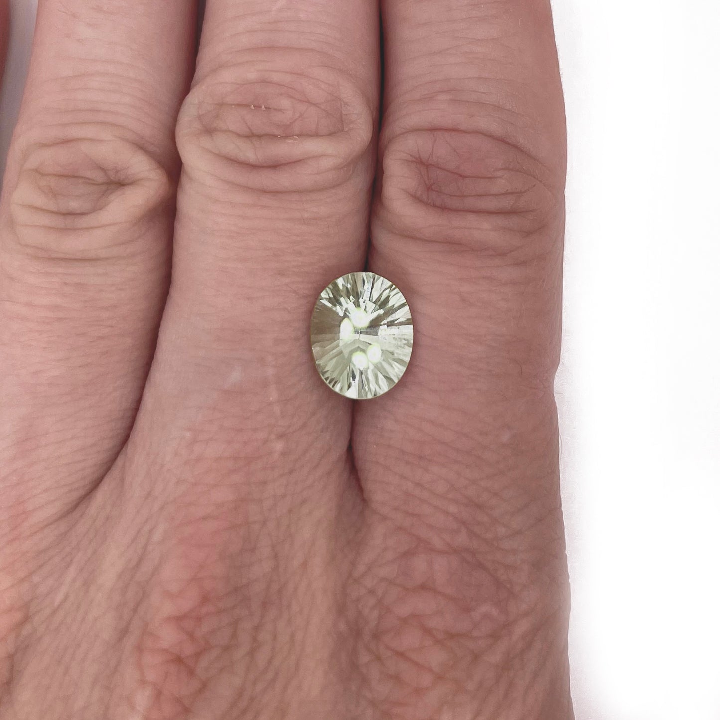 Fantasy Oval Cut Prasiolite for Custom Work