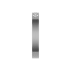 14K White Gold Five Stone Princess Cut Diamond Band