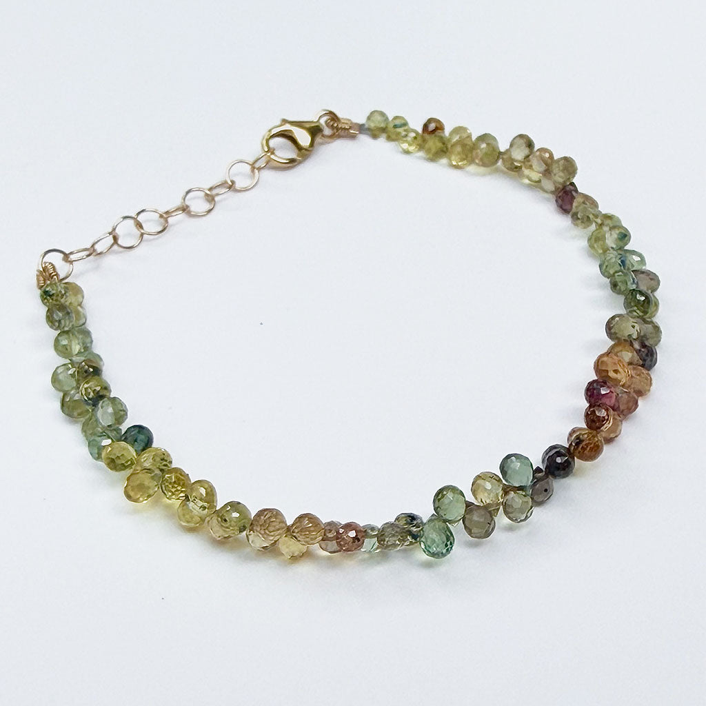 Fall Foliage Bracelet | Multi Color Sapphire