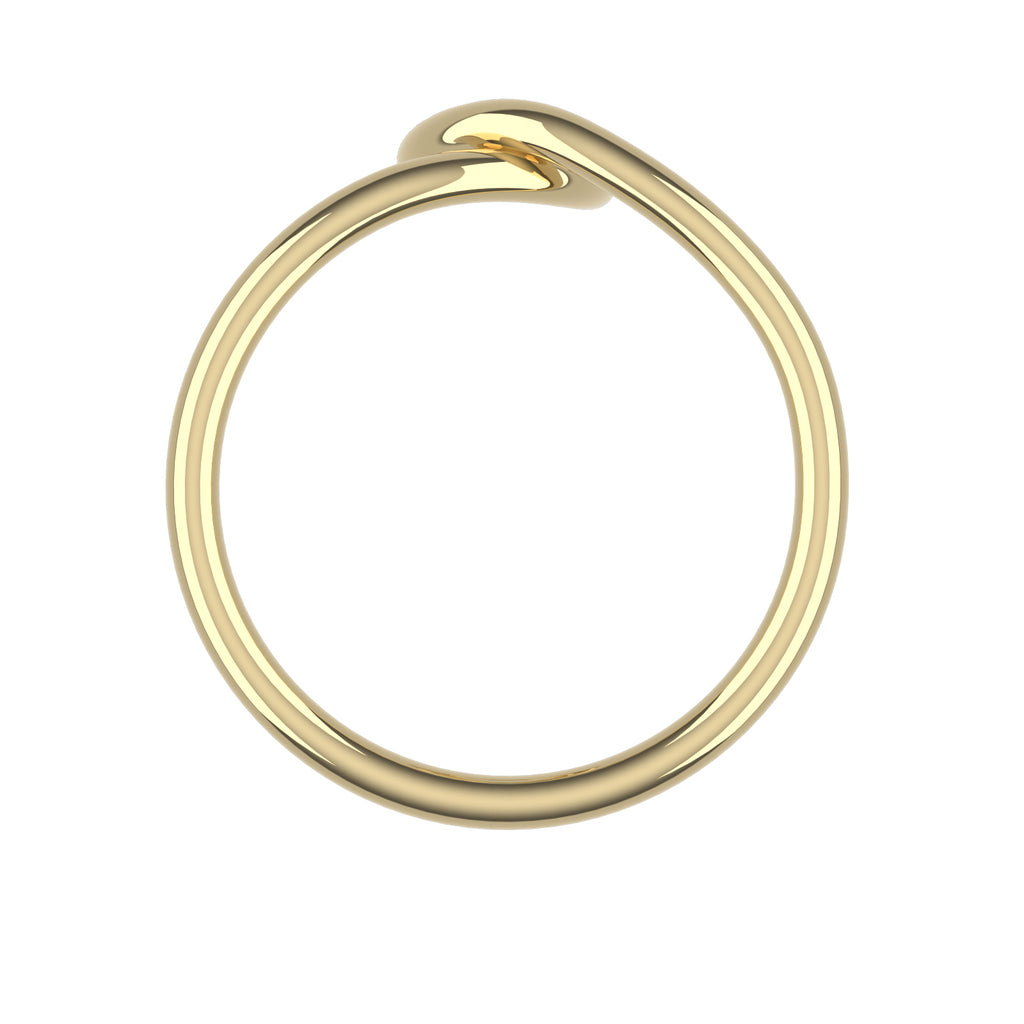 14K Yellow Gold Loopy Ring
