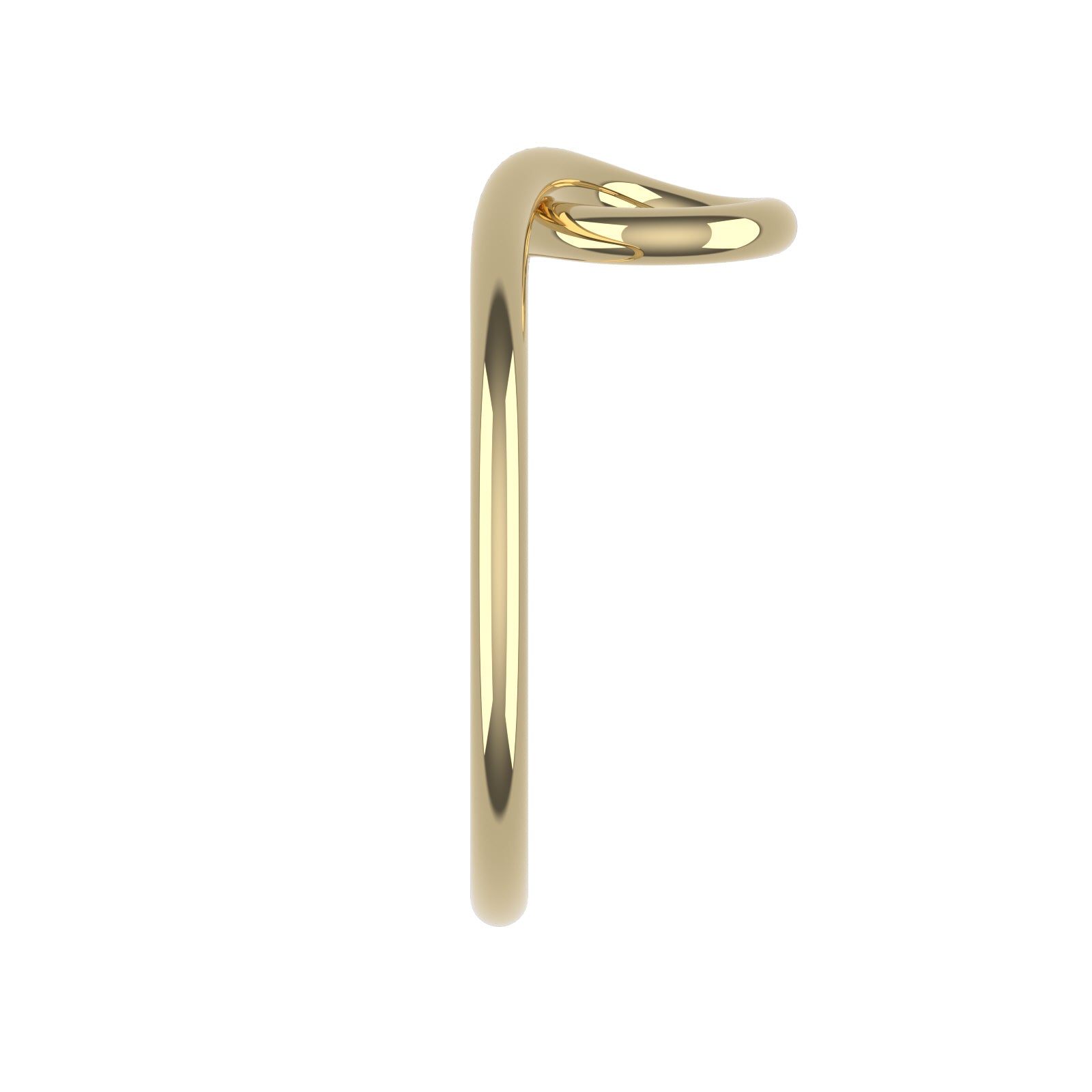 14K Yellow Gold Loopy Ring