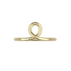 14K Yellow Gold Loopy Ring