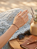 Twilight & Tide Bracelet | Tourmaline & Tahitian Pearl