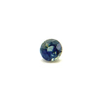 Round Green Blue Opalescent Parti Sapphire