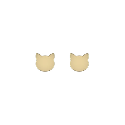 Cat Stud Earrings