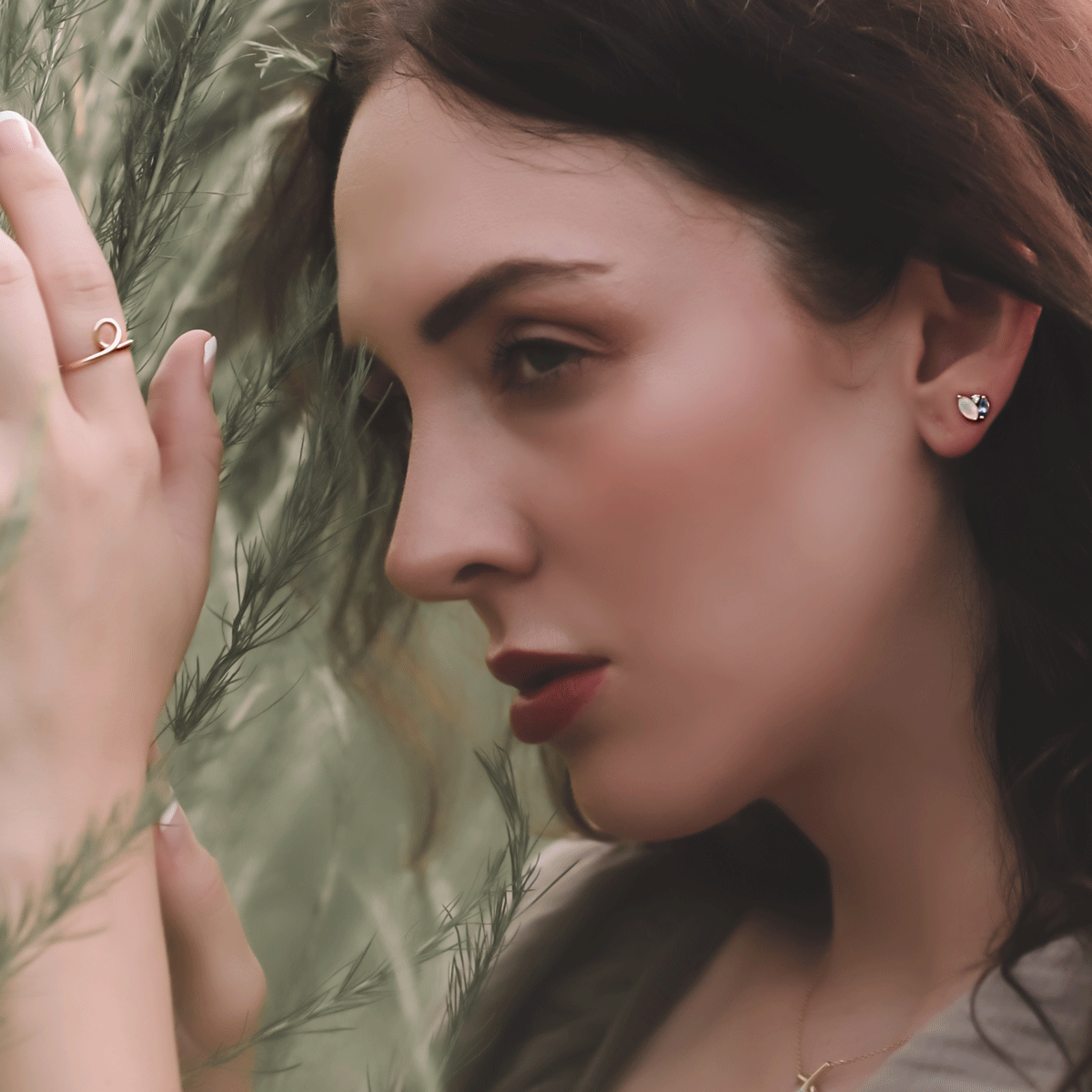 Firefly Earrings | Tanzanite, Opal & Diamond
