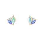 14K Yellow Gold Firefly Earrings