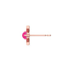 14K RoseGold Macaroni Stud Earrings