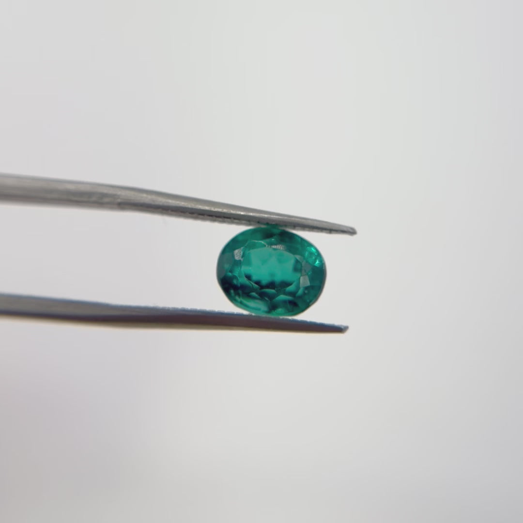 video lagoon blue oval tourmaline gemstone 