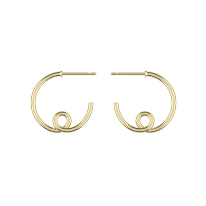 Small Flow Hoop Earrings