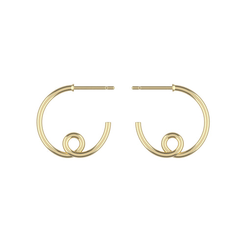 Small Flow Hoop Earrings