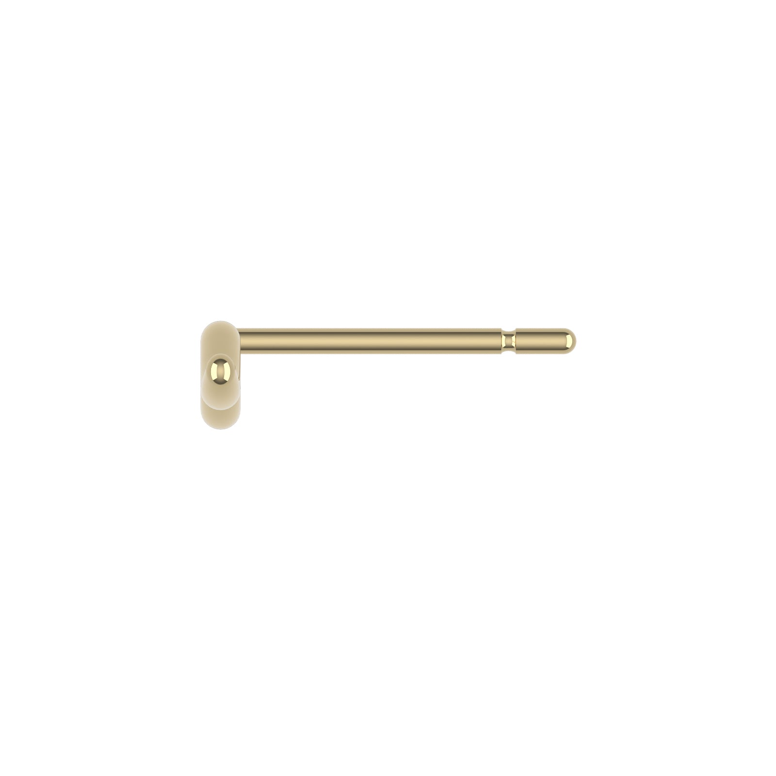 14K Yellow Gold Squiggle Ear Climber