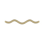 14K Yellow Gold Squiggle Ear Climber