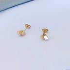 10KY Boucles d'Oreilles Cubisme