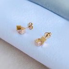 10KY Boucles d'Oreilles Cubisme